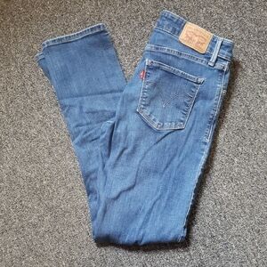 Levi's Women's Mid Rise Skinny Blue Jeans Medium Blue Size 6